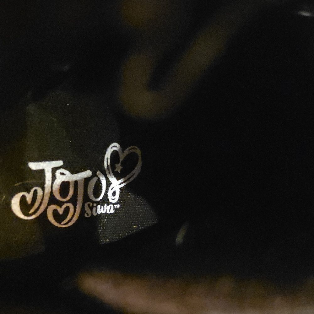 JoJo Siwa Black Glitter Combat Boots - Picture 2 of 6